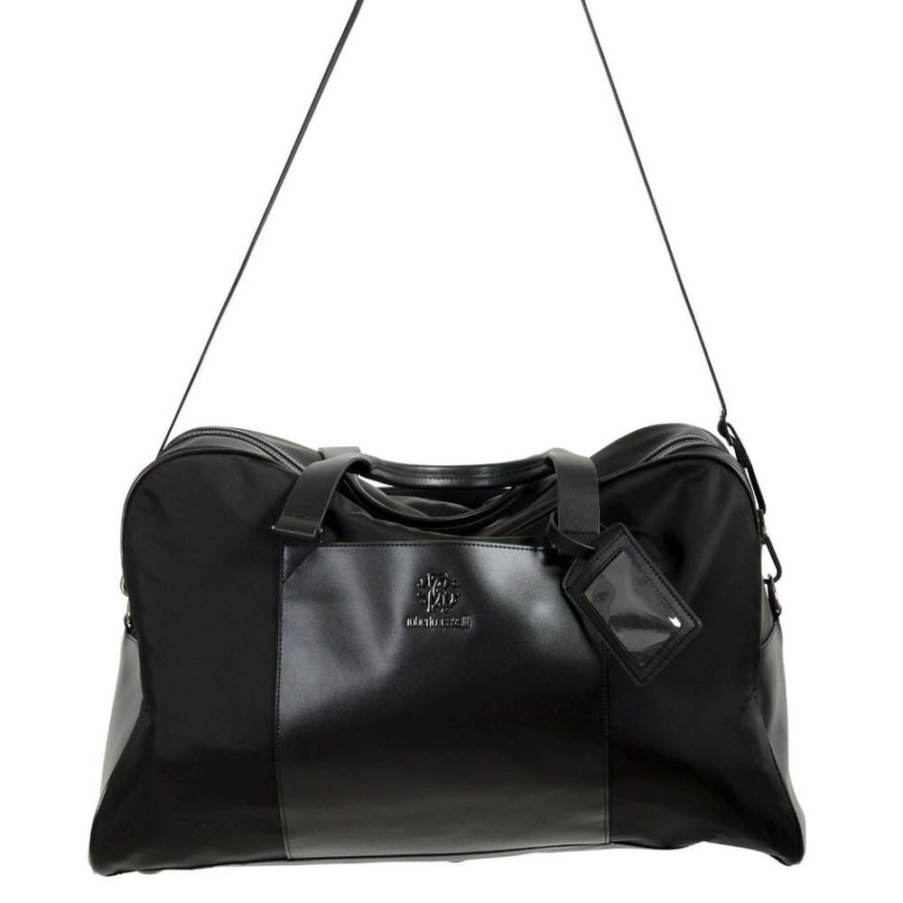 Roberto Cavalli Men's Shoulder Duffle Travel Bag